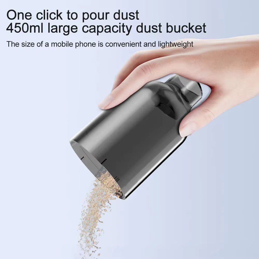 Handheld Mini Air Blower/Car Vacuum Cleaner, Rechargeable Electric Air Duster/Vacuums with Brushless Motor