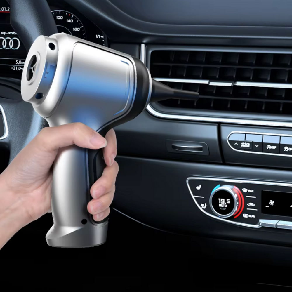 Handheld Mini Air Blower/Car Vacuum Cleaner, Rechargeable Electric Air Duster/Vacuums with Brushless Motor