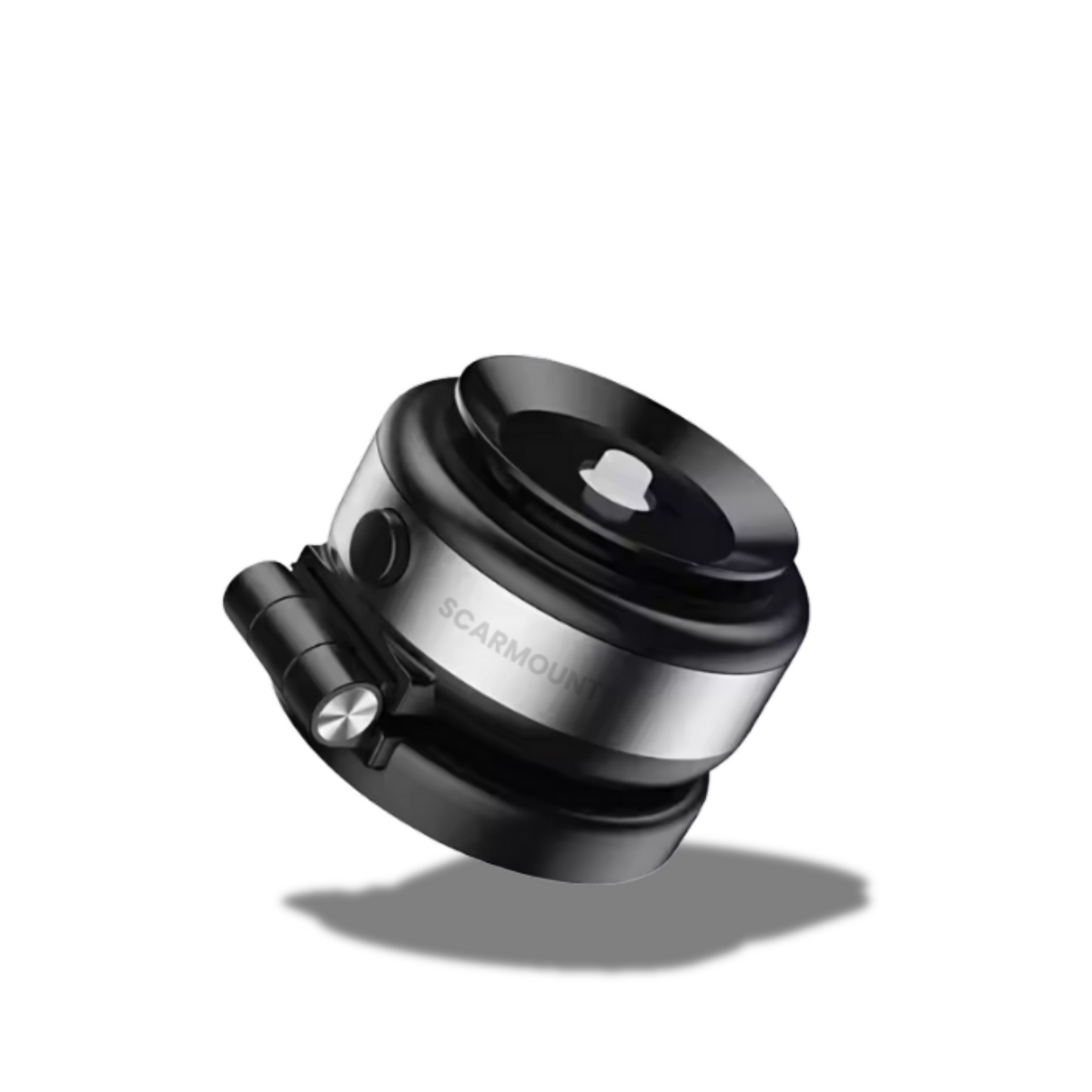 Suction Cup Car Mount, Electric Vacuum Magnetic Holder, Foldable Smart Double-Sided Magnetic Phone Holder