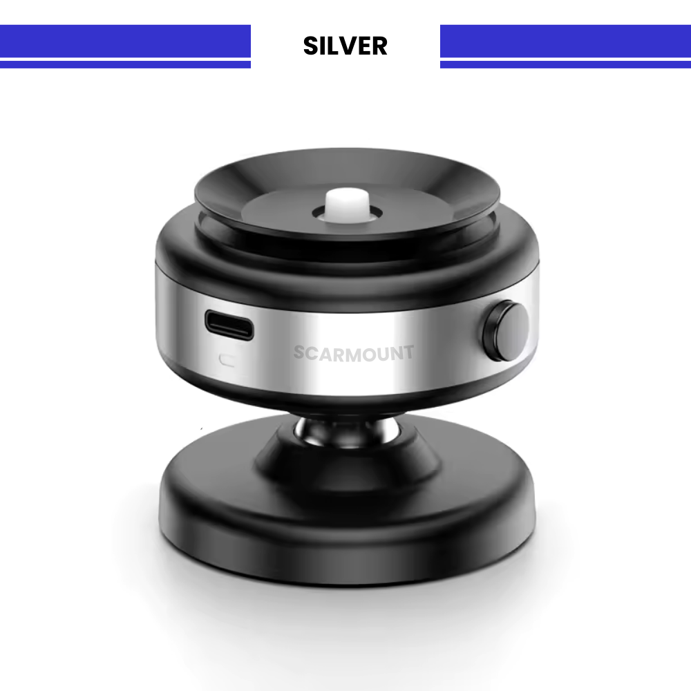 Upgraded Magnetic Car Phone Mount, 360° Adjustable Vacuum Suction for Car/Gym/Mirror, Fits Magsafe iPhone 16-12 & Android (Strong Hold)