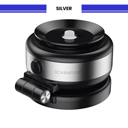 Suction Cup Car Mount, Electric Vacuum Magnetic Holder, Foldable Smart Double-Sided Magnetic Phone Holder