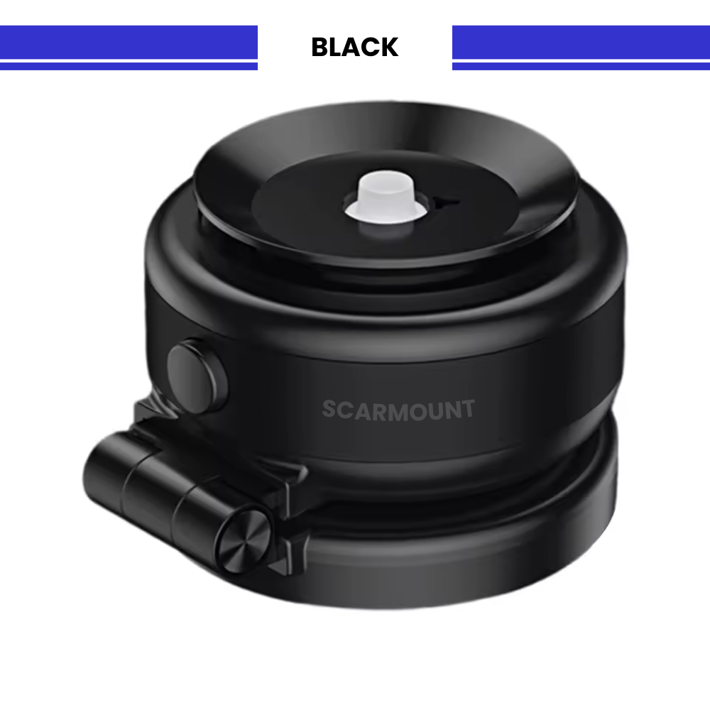 Suction Cup Car Mount, Electric Vacuum Magnetic Holder, Foldable Smart Double-Sided Magnetic Phone Holder