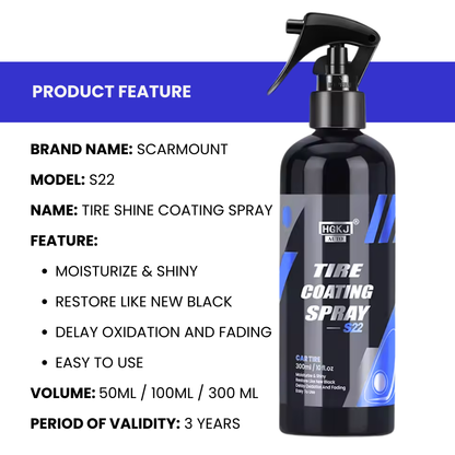 3 in 1 Ceramic Car Coating Spray, Plastic Parts Refurbish Agent, Fast-Acting Coating Spray, Waterless Wash, Nanotechnology