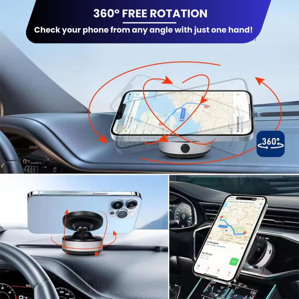 Adjust your phone to the perfect angle with nixive maggrip pro 360 rotation technology