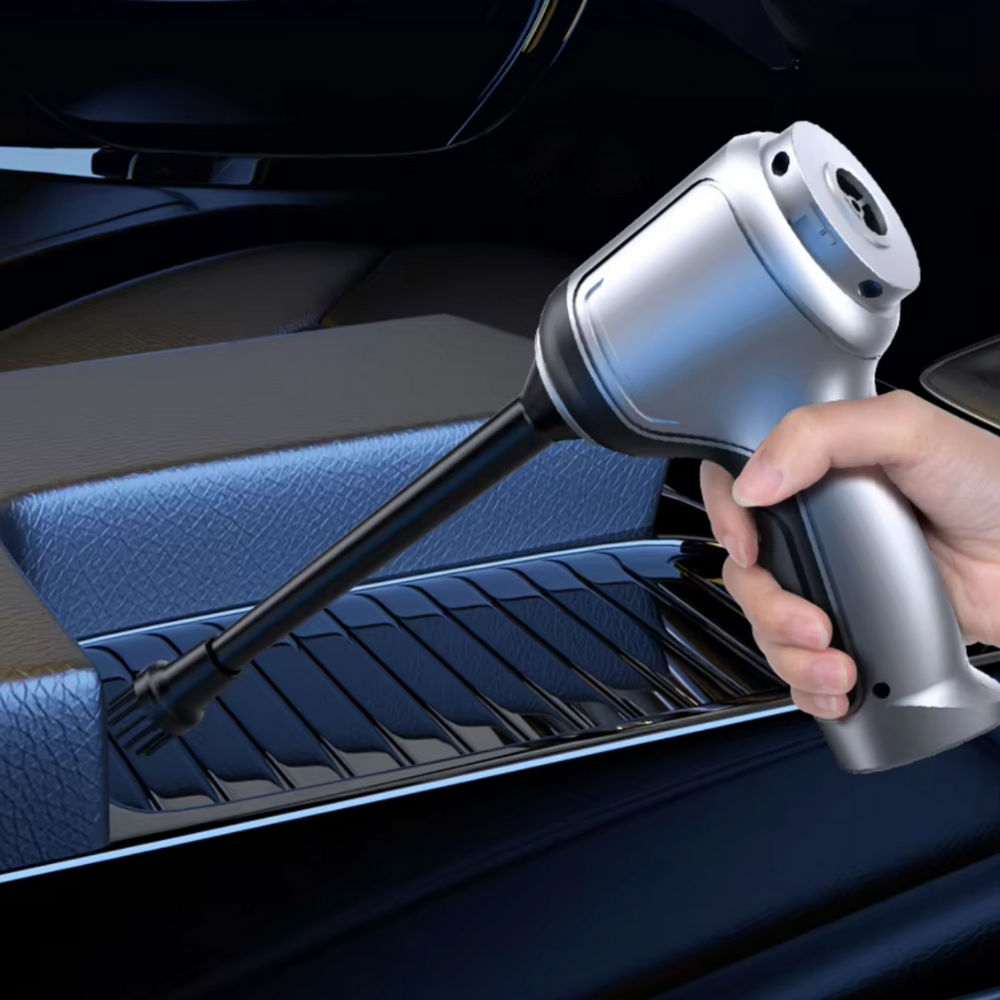 Handheld Mini Air Blower/Car Vacuum Cleaner, Rechargeable Electric Air Duster/Vacuums with Brushless Motor