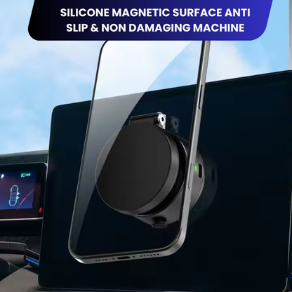 Upgraded Magnetic Mount for iPhone/Android, Electric Vacuum Suction Phone Mount, 360 Portable Phone Holder
