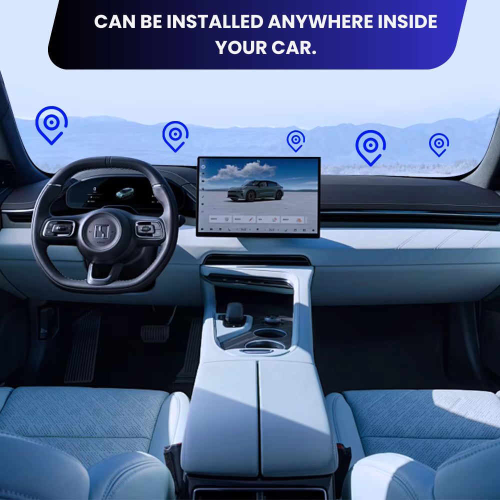 Upgraded Magnetic Mount for iPhone/Android, Electric Vacuum Suction Phone Mount, 360 Portable Phone Holder