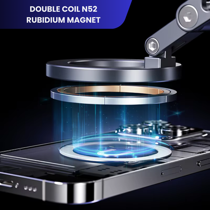 360° Electric Vacuum Magnetic Car Phone Holder - Ultra Strong Suction Adjustable Mount for All Smartphones & iPhone Models