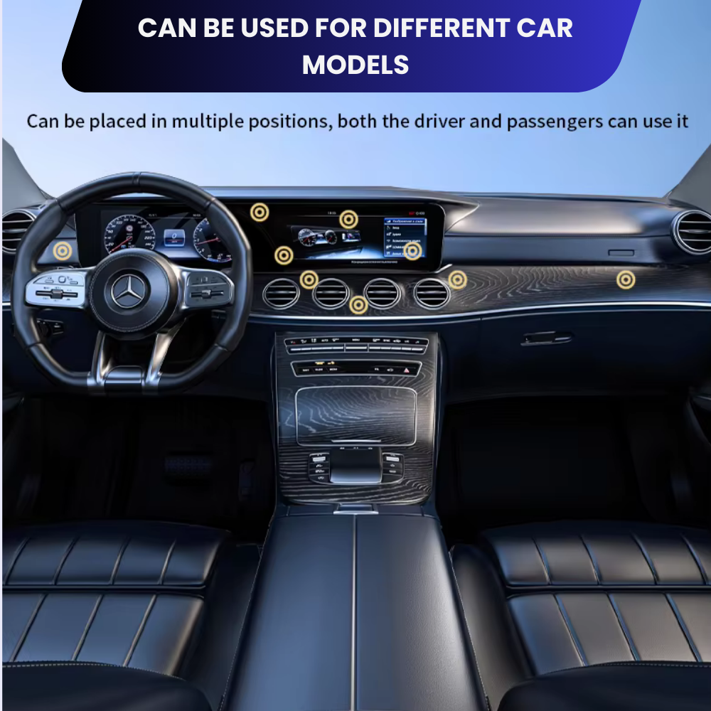 Easy dashboard or windshield installation with nixive maggrip pro 360’s strong suction
