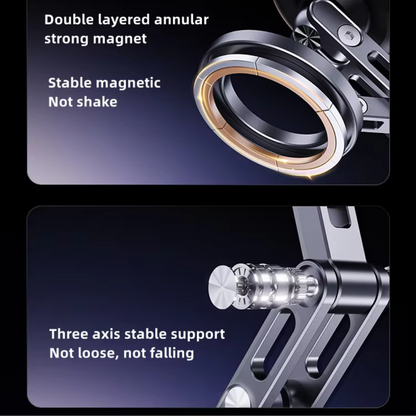 360° Electric Vacuum Magnetic Car Phone Holder - Ultra Strong Suction Adjustable Mount for All Smartphones & iPhone Models