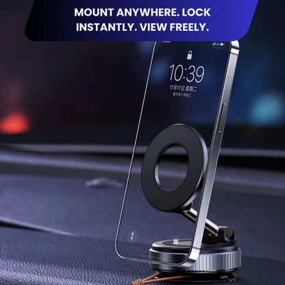 Magnetic Car Phone Holder for Magsafe – 98LBS Ultra Suction, 360° Adjustable Mount for iPhone 16/15/14/13/12 Pro Max & Plus