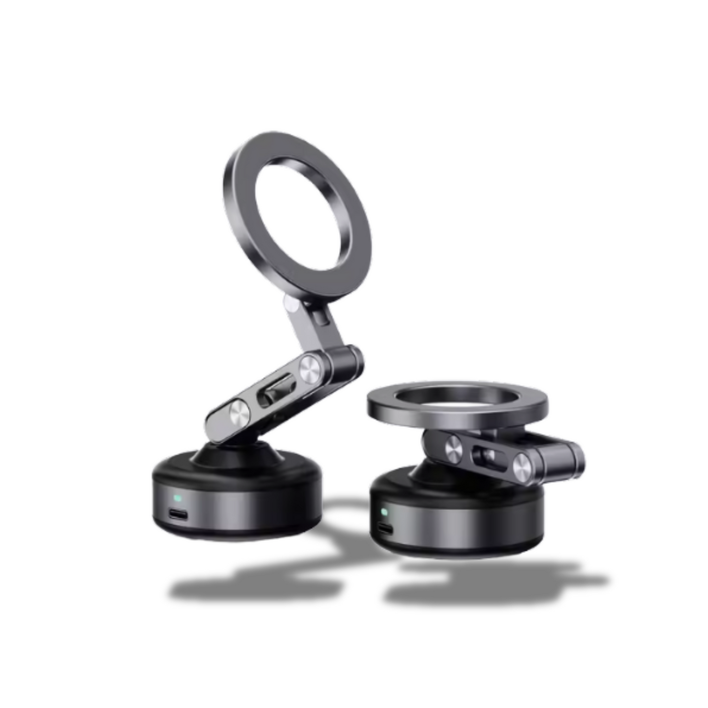 360° Electric Vacuum Magnetic Car Phone Holder - Ultra Strong Suction Adjustable Mount for All Smartphones & iPhone Models